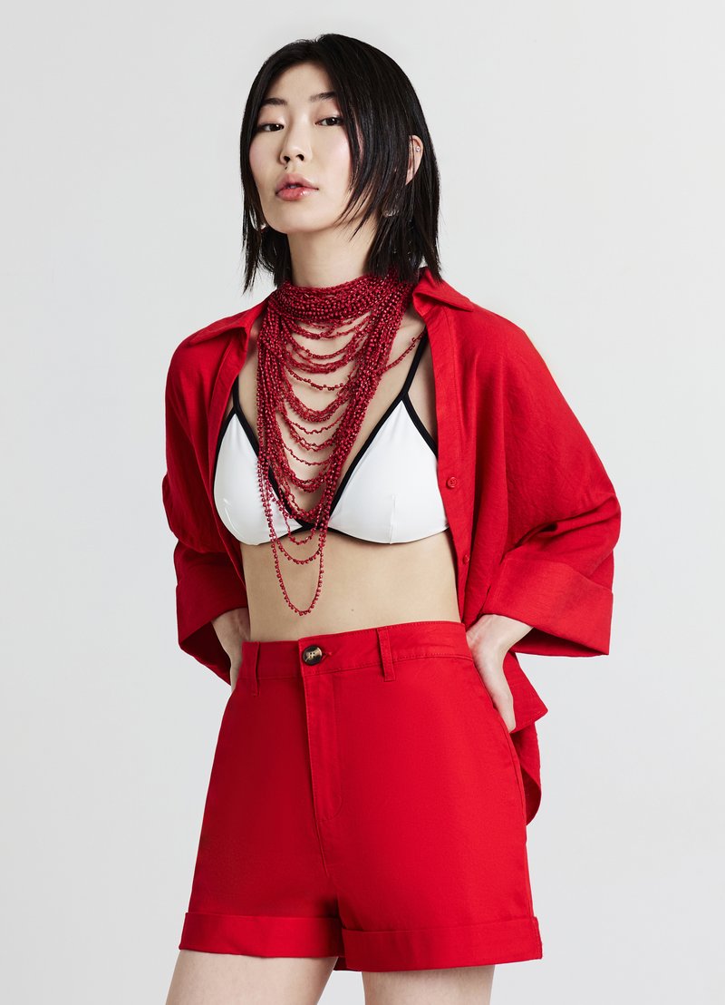 Calliope Short - rosso