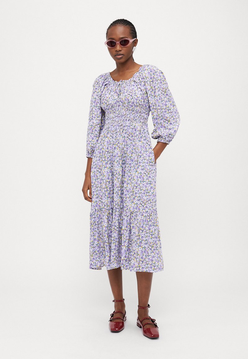 gap floral midi dress Floral V-Neck Maxi Dress