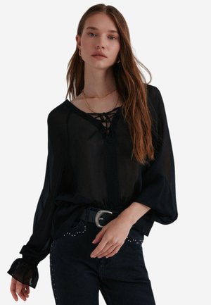 Bluse - black