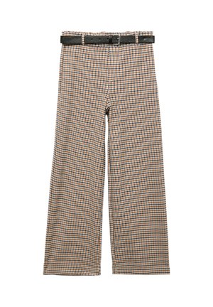 WIDE LEG - Housut - brown
