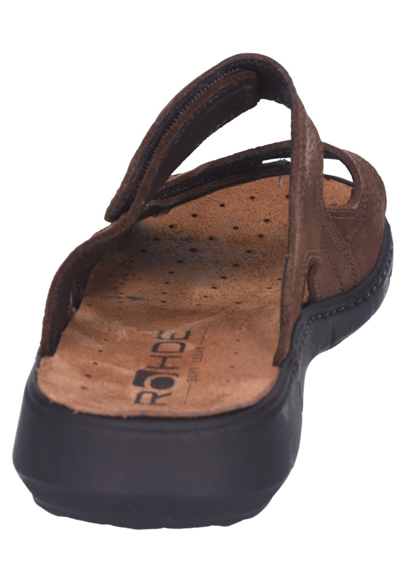 Damen Sneaker | Rohde Pantolette flach braun - VE93005 Damen Sneaker | Rohde Pantolette flach braun - VE93005