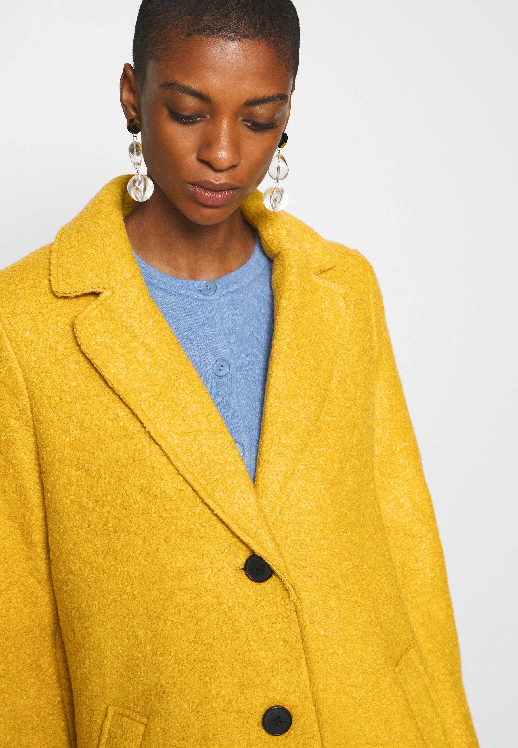 TOM TAILOR EASY WINTER COAT Wollmantelklassischer Mantel Esprit Sweatshirt amber yellowsenf Zalando.at
