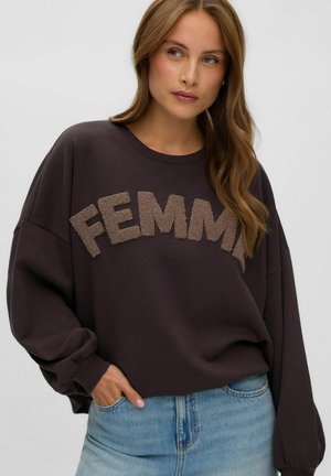 Vero Moda, SWEATSHIRT VMCIAOBELLA SWEATSHIRT - Sweatshirt - chocolate torte