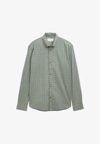 Atlasīts, green white mini paisley print