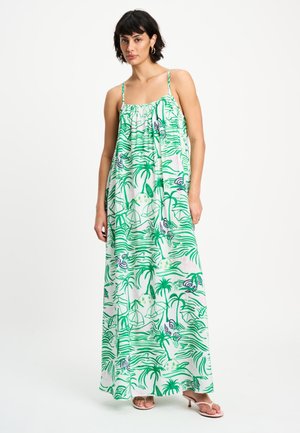 POM Amsterdam, DRESS - BEACH VIBES - Maxi-jurk - green