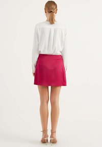 Herita MINI SATIN SKIRT - A-linjekjol - pink