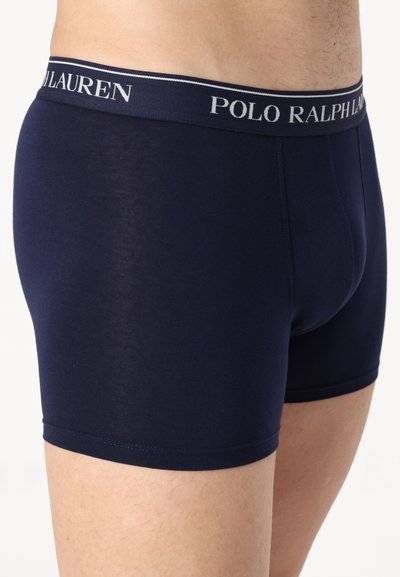 Polo Ralph Lauren TRUNK 3 PACK - Ozke boksarice - 3pk wht aop/rl red/cruise navy