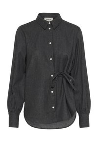Soaked in Luxury Skjortebluser - black denim stripes