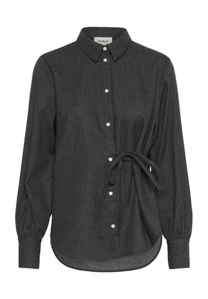 Soaked in Luxury Overhemdblouse - black denim stripes