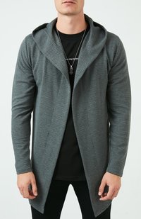 Buratti HOODED - Cardigan - anthracite