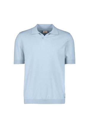 NO EXCESS, WITH V-NECK - Polo - blue