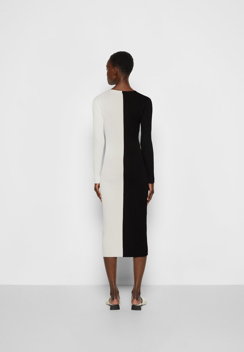 Damen Kleider | STAUD SHOKO Strickkleid black/white/schwarz - AI39605 Damen Kleider | STAUD SHOKO Strickkleid black/white/schwarz - AI39605
