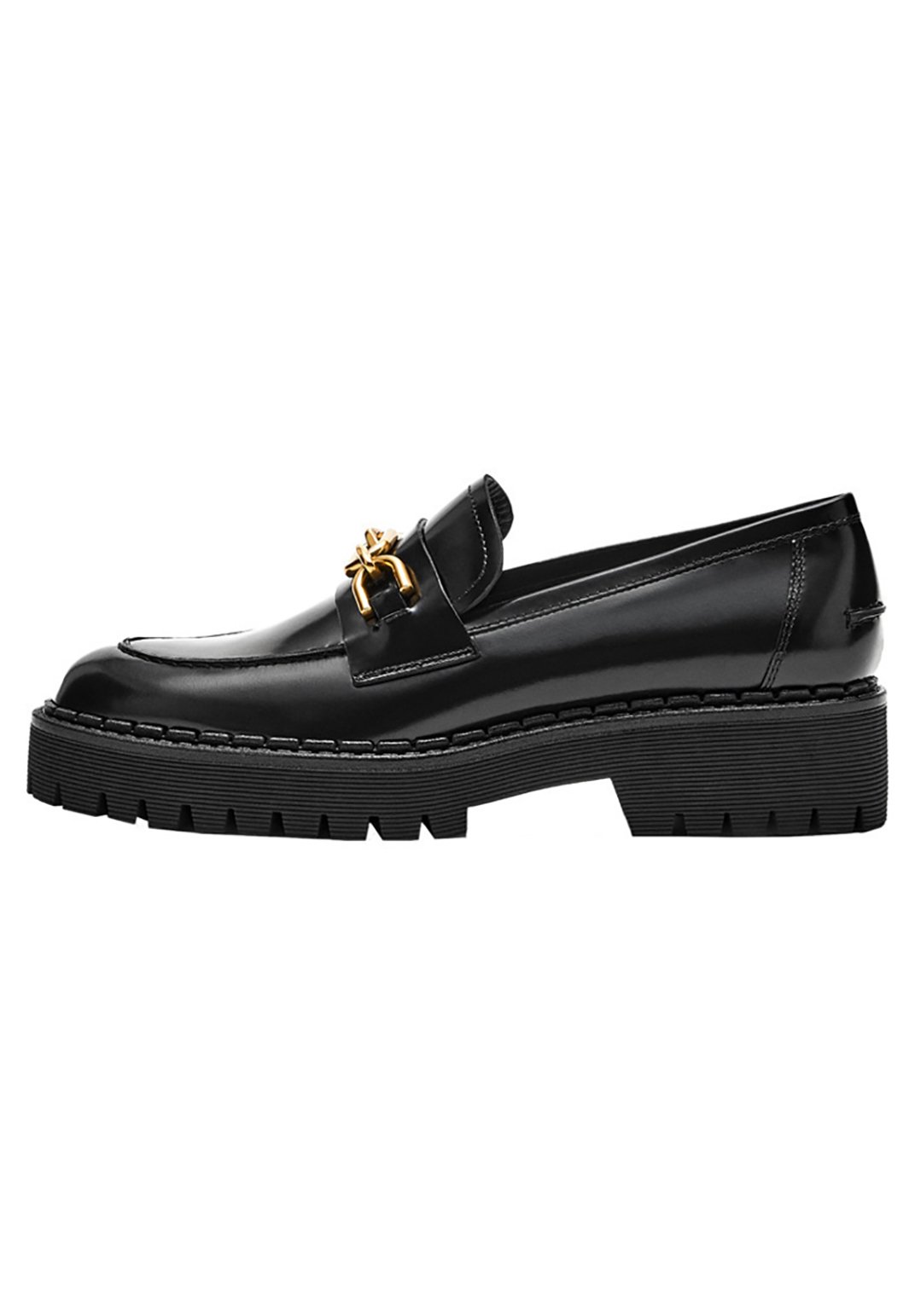 Massimo Dutti MIT DICKER PROFIL - Instappers - black/Zwart - Zalando.nl