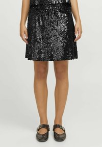 JJXX JXTARA SEQUIN - Minirok - black