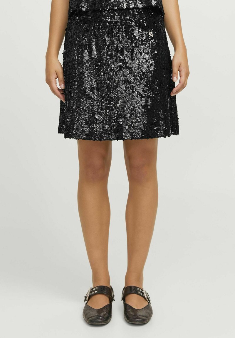 JJXX JXTARA SEQUIN - Minirok - black
