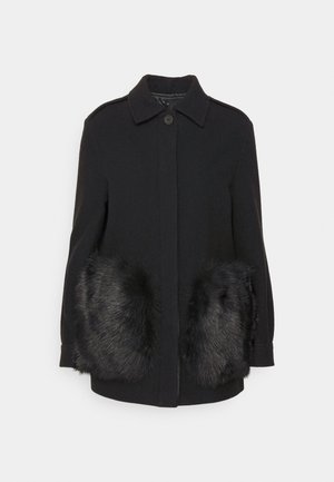 MACI CAR SHORT WITH POCKETS - Krátky kabát - black