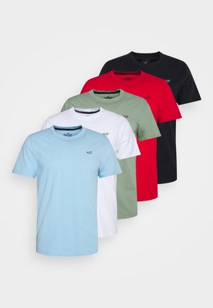 CREW CORE 5 PACK - T-shirt basic - black