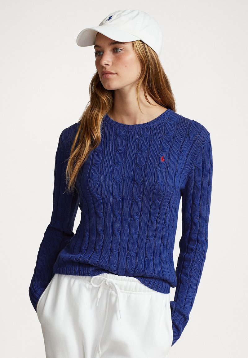 Polo Ralph Lauren CABLE KNIT COTTON CREWNECK JUMPER Stickad tröja — free download