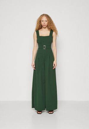 ASH BELT - Tuta jumpsuit - bottle green