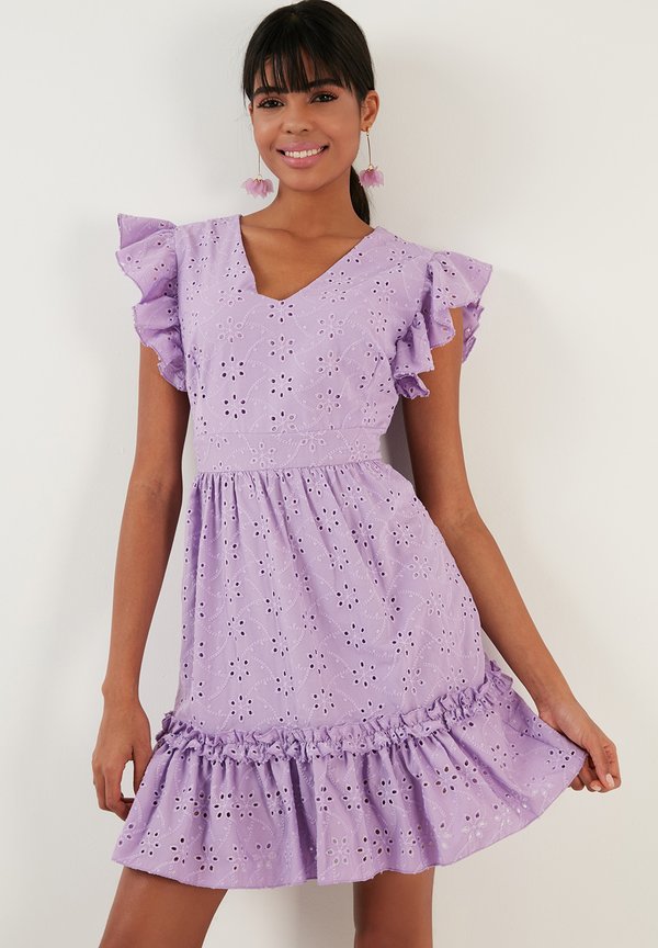 REGULAR FIT - Freizeitkleid - lilac