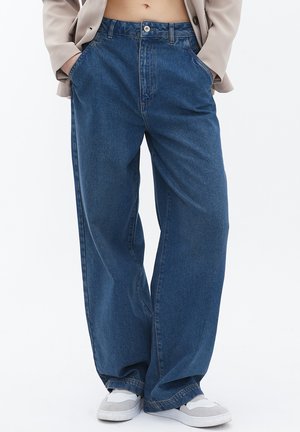 Džíny Straight Fit - light green denim