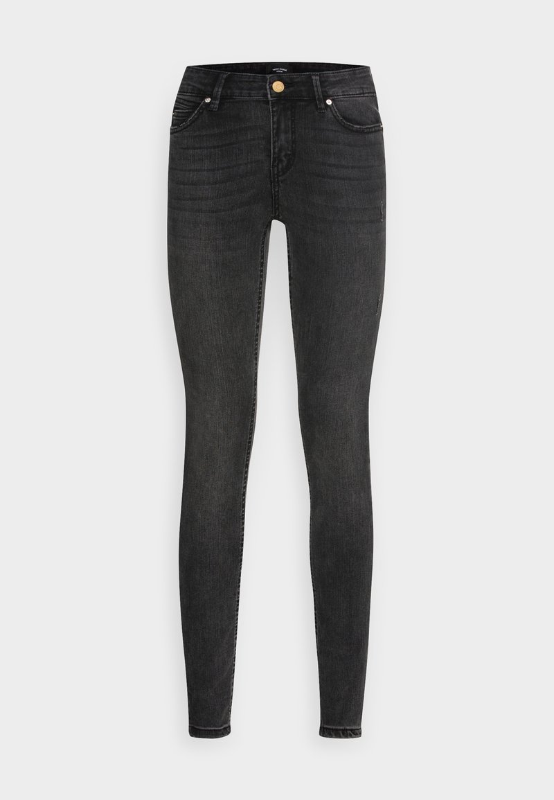 Vero Moda Tall VMROBYN SKINNY PUSHUP - Jeans Skinny Fit - black