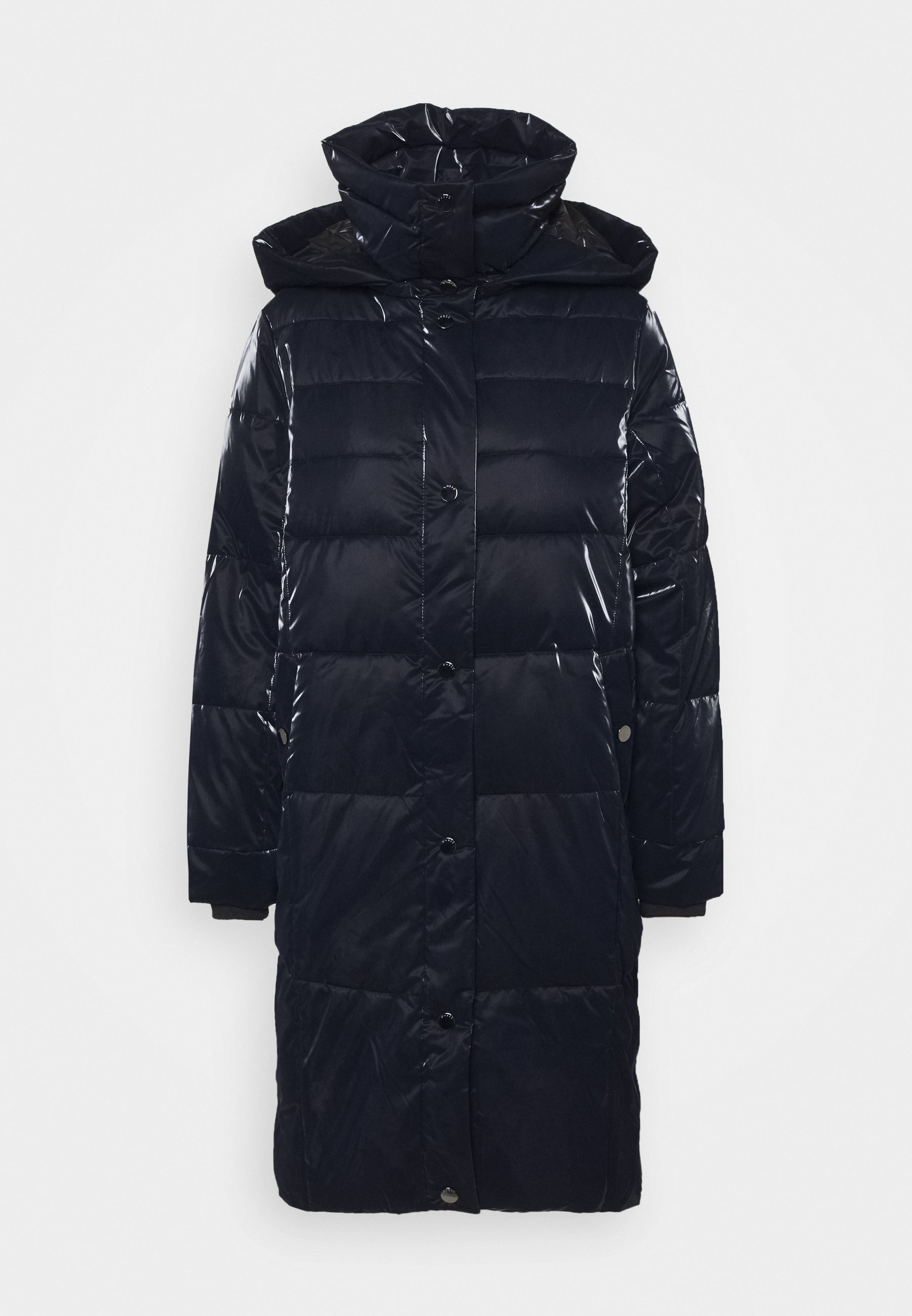 guess navy blue coat