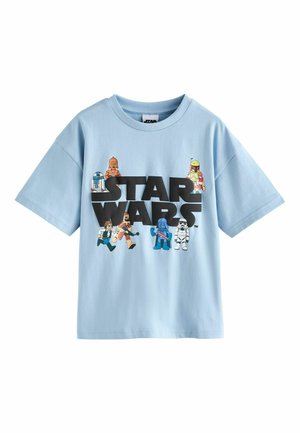 LICENSED STAR WARS - REGULAR FIT - Apdrukāts T-krekls - light blue