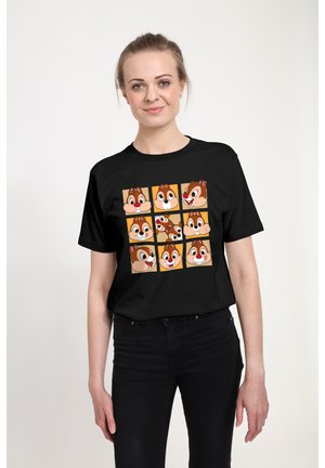 CHIP AND DALE - EXPRESSIONS - T-Shirt print - black
