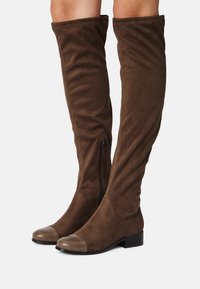 Bullboxer Overkneeskor - brown