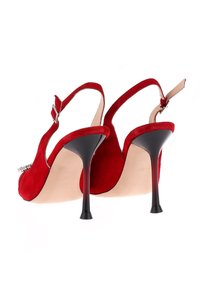 Cesare Gaspari JEWEL BROOCH - Sandali con tacco - red