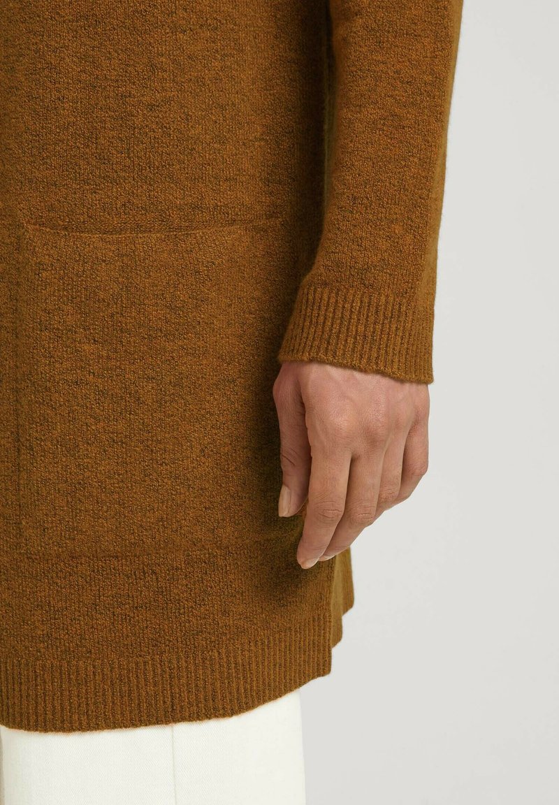 Damen Strickjacken | TOM TAILOR MIT KAPUZE Strickjacke gingerbread brown melange/braun - XL99291 Damen Strickjacken | TOM TAILOR MIT KAPUZE Strickjacke gingerbread brown melange/braun - XL99291