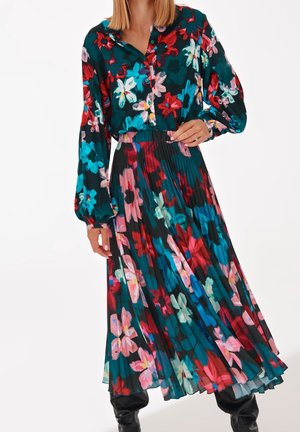 A-snit nederdel - dark green