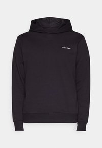 ANGLED BACK LOGO HOODIE - Kapucni - black
