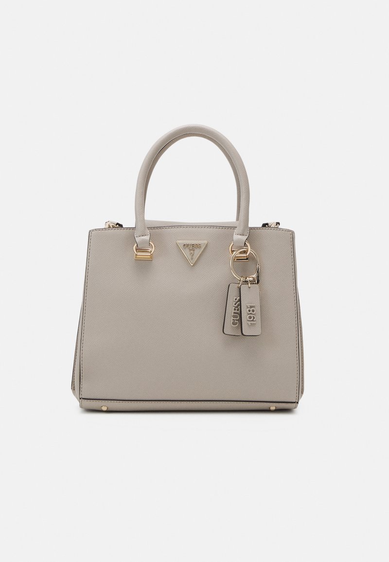 Guess - NOELLE GIRLFRIEND SATCHEL - Torbica - taupe, Povečajte