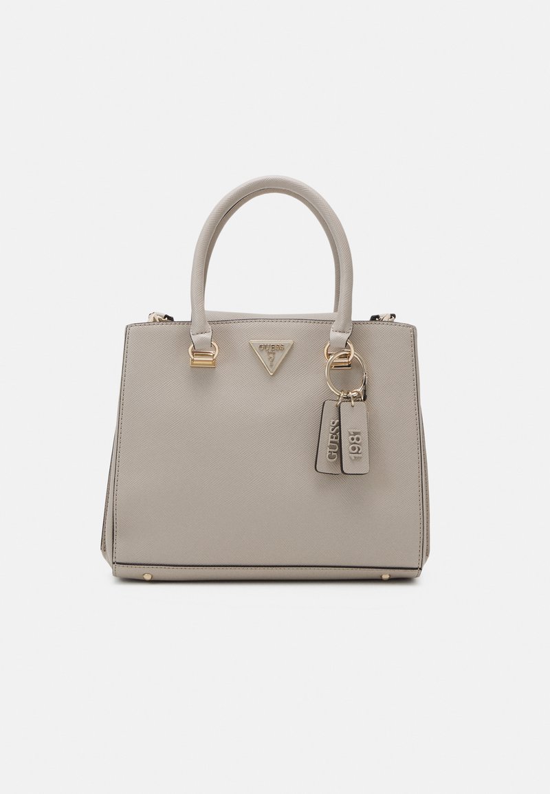 Guess NOELLE GIRLFRIEND SATCHEL - Kézitáska - taupe