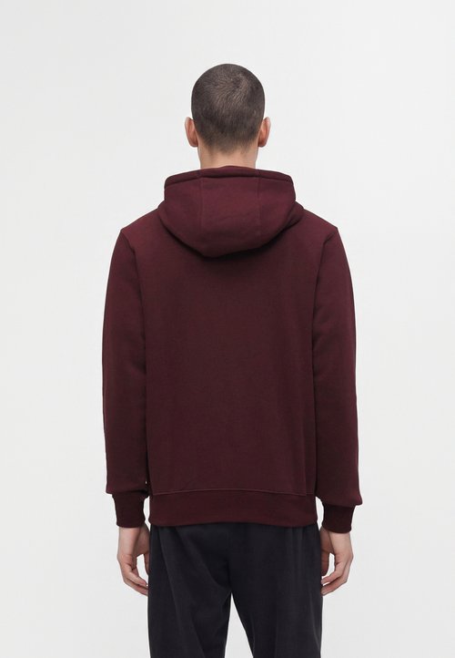 Nike M NK CLUB BB FZ HOODIE - Sudadera con cremallera - burgundy crush/metallic gold-coloured — photo 3