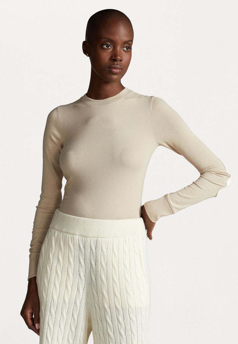 Polo Ralph Lauren LONG SLEEVE Langarmshirt ranch cream/offwhite