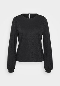 ONLZELE  - Tops ar garām piedurknēm - black