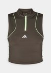 HYPERGLAM POP TANK  - Top - shadow olive/olive strata