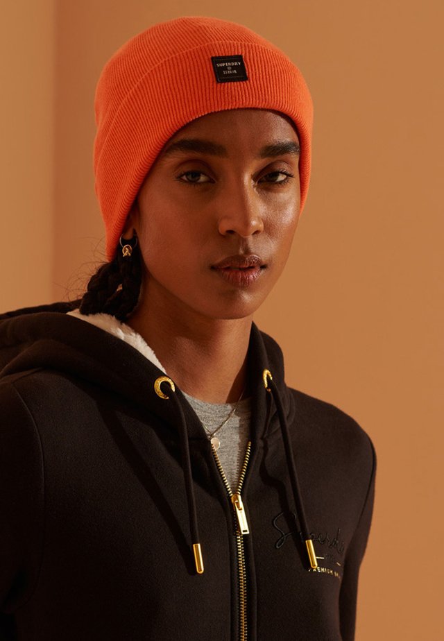 FINE LUX - Beanie - warm coral