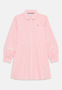 Tommy Hilfiger STRIPED DRESS - Robe chemise - carnation pink
