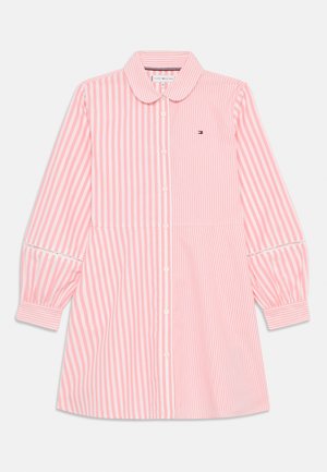 STRIPED DRESS - Blousejurk - carnation pink