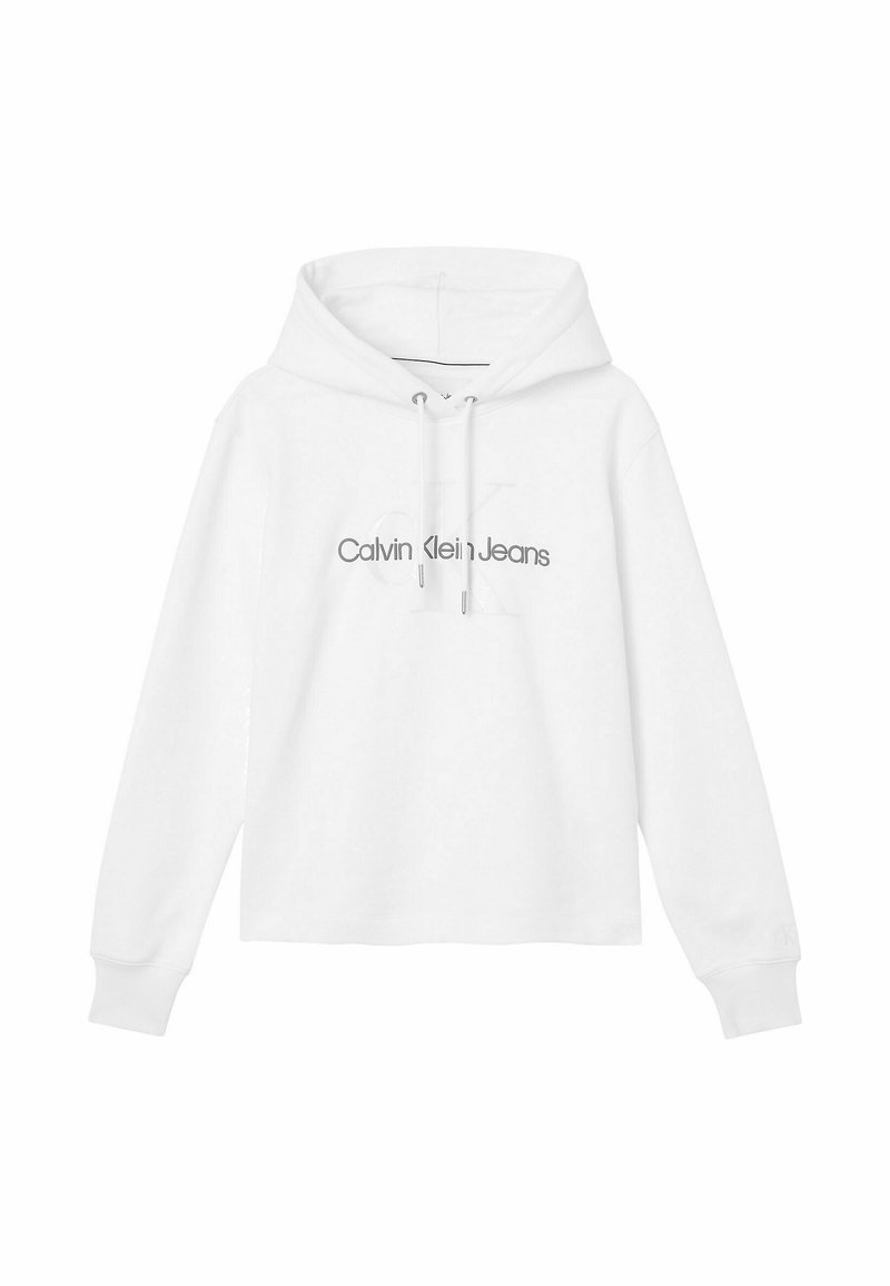 Damen Sweatshirts | Calvin Klein Jeans Plus PLUS SEASONAL MONOGRAM Kapuzenpullover bright white/weiß - EL54757 Damen Sweatshirts | Calvin Klein Jeans Plus PLUS SEASONAL MONOGRAM Kapuzenpullover bright white/weiß - EL54757