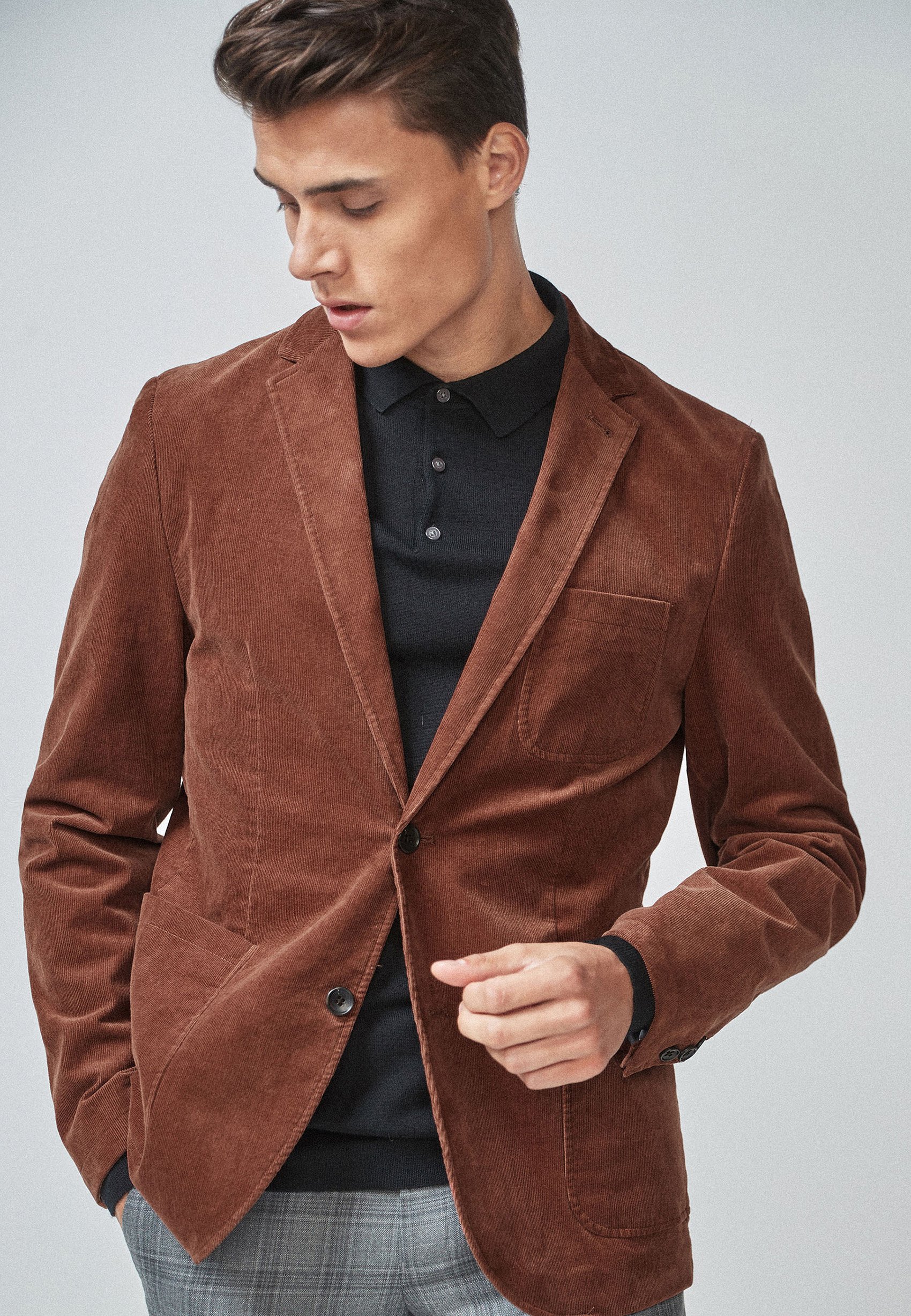 Next CORD - Blazer jacket - brown 