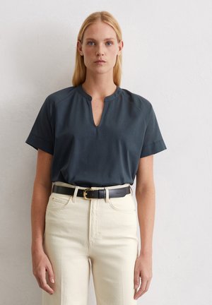 Blouse - muted blue
