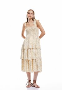 Koton MIDI - Jurk - yellow