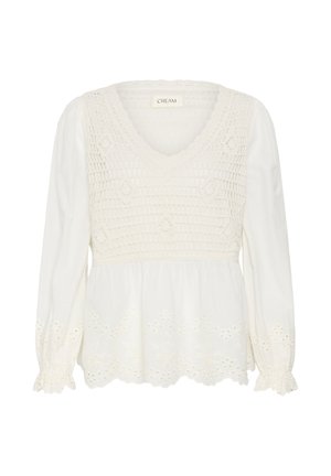 Cream, CRSERIN BLOUSE - Blouse - whisper white