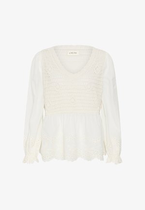 Cream, CRSERIN BLOUSE - Blouse - whisper white