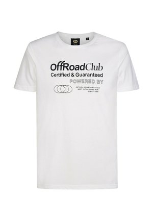 Petrol Industries, MEN T-SHIRT SS CLASSIC PRINT - Nyomott mintás póló - weiß